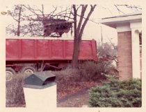 Demolition of the old library